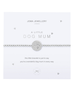 Little Dog Mum Bracelet in Silver