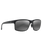 The Maui Jim Pokowai Arch Polarised Rectangular Sunglasses in Matte Black & Neutral Grey