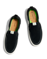 The Cariuma Womens Slip On Pro Shoes in Black & Ivory