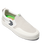 The Cariuma Mens Slip On Skate Pro Shoes in Off White & Black Logo