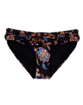 The Seafolly Womens Silk Road Twist Band Mini Bikini Bottoms in Black