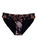 The Seafolly Womens Silk Road Twist Band Mini Bikini Bottoms in Black