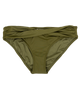 The Seafolly Womens Collective Twist Band Hipster Bikini Bottoms in Avocado