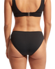 The Seafolly Womens Collective Twist Band Hipster Bikini Bottoms in Black