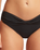 The Seafolly Womens Collective Twist Band Hipster Bikini Bottoms in Black