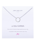 Little Karma Necklace in Silver