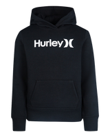 The Hurley Girls Girls One & Only Fleece Hoodie in Dark Grey & White