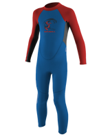 The O'Neill Boys Reactor-2 2mm Back Zip Wetsuit in Ocean, Graphite & Red