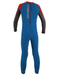 The O'Neill Boys Reactor-2 2mm Back Zip Wetsuit in Ocean, Graphite & Red