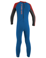 The O'Neill Boys Reactor-2 2mm Back Zip Wetsuit in Ocean, Graphite & Red