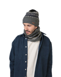 The Barts Mens Gregoris Beanie in Dark Heather