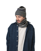 The Barts Mens Gregoris Beanie in Dark Heather