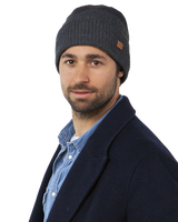 The Barts Mens Miguen Beanie in Navy