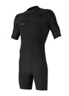 Hammer 2mm Chest Zip Shorty Wetsuit in Black