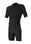 Hammer 2mm Chest Zip Shorty Wetsuit in Black