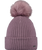 The Barts Womens Kenzie Beanie in Mauve