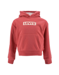 The Levi's® Girls Girls Meet & Greet Hoodie in Mineral Red