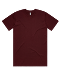 The AS Colour Mens Classic T-Shirt in Burgundy