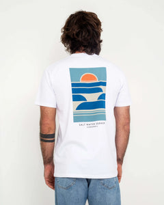 The Salt Water Seeker Mens Dream T-Shirt in White
