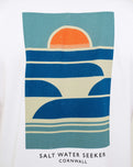 The Salt Water Seeker Mens Dream T-Shirt in White