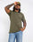 The Salt Water Seeker Mens Map 2.0 T-Shirt in Army