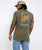 The Salt Water Seeker Mens Map 2.0 T-Shirt in Army