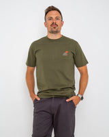 Palm T-Shirt in Army