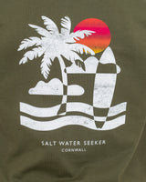 Palm T-Shirt in Army