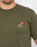 Palm T-Shirt in Army