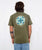 The Salt Water Seeker Mens Quiver T-Shirt in Army