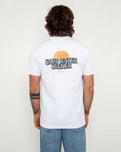 The Salt Water Seeker Mens Wild West T-Shirt in White