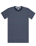 Staple Stripe T-Shirt in Navy & White