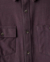 The Kavu Mens Langley Shirt in Port