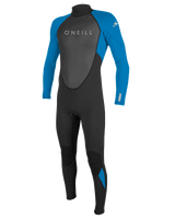 The O'Neill Mens Reactor-2 3/2mm Back Zip Wetsuit in Black & Ocean