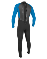 The O'Neill Mens Reactor-2 3/2mm Back Zip Wetsuit in Black & Ocean