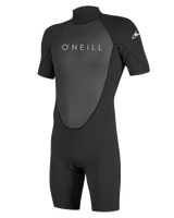 The O'Neill Mens Reactor-2 2mm Back Zip Shorty Wetsuit in Black