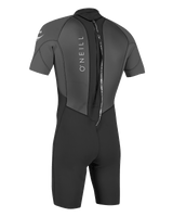 The O'Neill Mens Reactor-2 2mm Back Zip Shorty Wetsuit in Black & Graphite