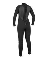 The O'Neill Womens Womens Reactor-2 3/2mm Back Zip Wetsuit in Black