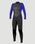 Reactor-2 3/2mm Back Zip Wetsuit in Black & Cobalt