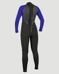 Reactor-2 3/2mm Back Zip Wetsuit (2022) in Black & Cobalt