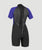 Reactor-2 2mm Back Zip Shorty Wetsuit in Black & Cobalt