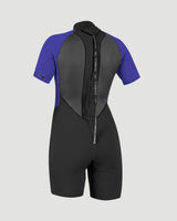 Reactor-2 2mm Back Zip Shorty Wetsuit in Black & Cobalt