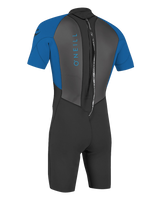 The O'Neill Boys Reactor-2 2mm Back Zip Shorty Wetsuit in Black & Ocean