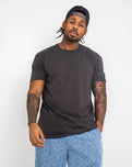 The AS Colour Mens Faded T-Shirt in Faded Black