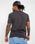 The AS Colour Mens Faded T-Shirt in Faded Black