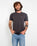 The Salt Water Seeker Mens Cabin T-Shirt in Faded Black