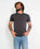 The Salt Water Seeker Mens Cabin T-Shirt in Faded Black