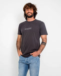 The Salt Water Seeker Mens Dream T-Shirt in Faded Black