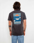 The Salt Water Seeker Mens Dream T-Shirt in Faded Black