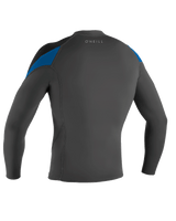 The O'Neill Mens Reactor-2 1.5mm Long Sleeve Top in Graphite, Black & Ocean